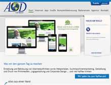 Tablet Screenshot of aod.de